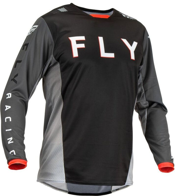 Fly Racing Kinetic Kore Jersey Black/Gray MD 376-420m