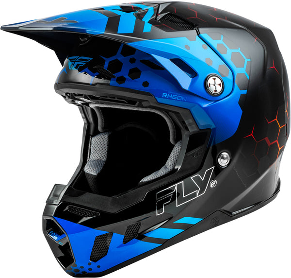 Fly Racing Formula CC Tectonic Helmet - Black/Blue/Red 73-4330x