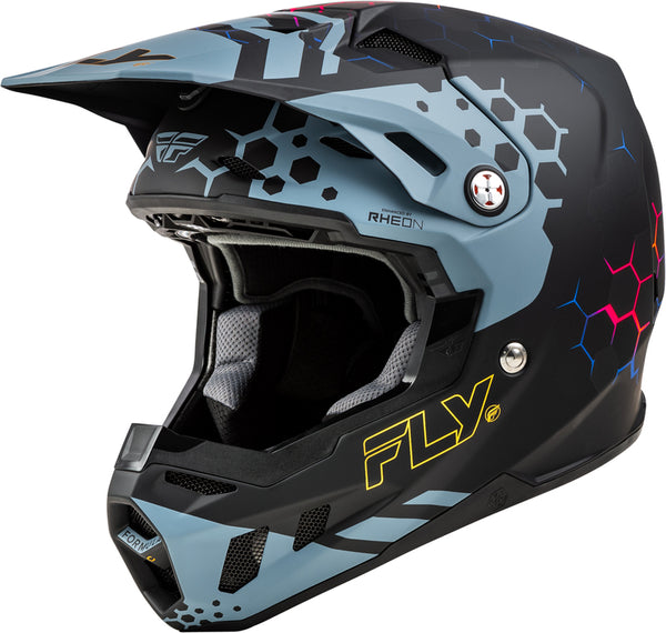 Fly Racing Formula CC Tectonic Helmet - Matte Black/Slate 73-4333x