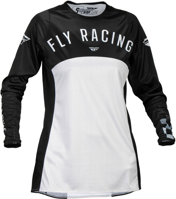 Fly Racing Little Woman Jersey - Black/Light Gray 377-6202X