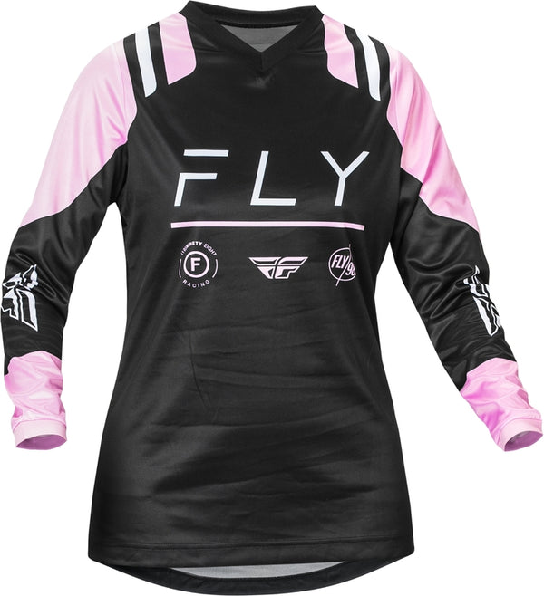 Fly Racing F-16 Woman Jersey-Black/Lavendel 377-8212X