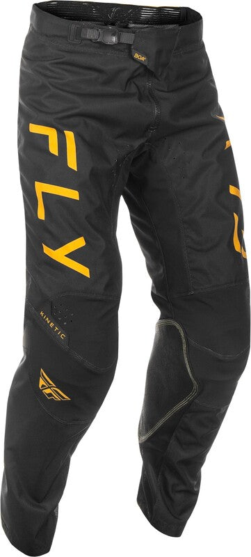 Fly Racing Kinetic Center Pants - Black/Gold 378-53028