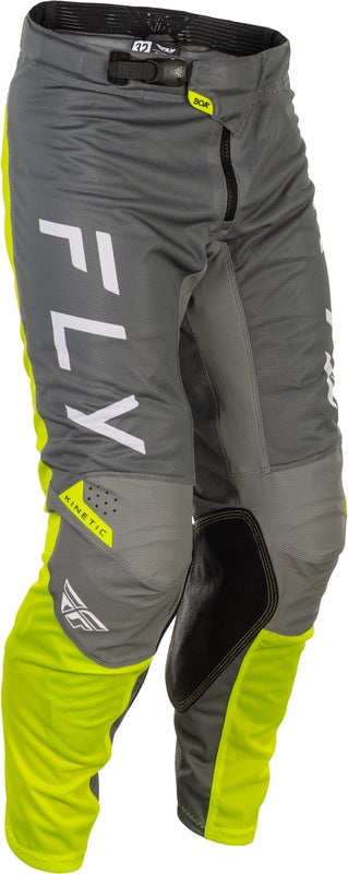 Fly Racing Kinetic Mesh Pants - Grå/gul 379-32436