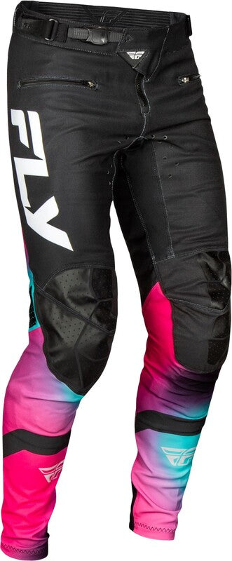 Fly Racing Rayce Bicycle Pants - Fuschia/Black/Teal 378-06128