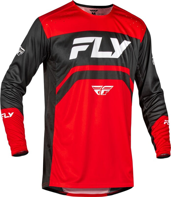 Fly Racing Rayce Bicycle Jersey - Red/Black/White 378-054X