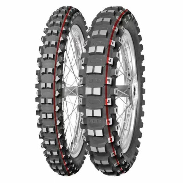 Mitas Tire Terra Force-MX MH 90/100-12 NHS 46m TT Pit Cross Rød