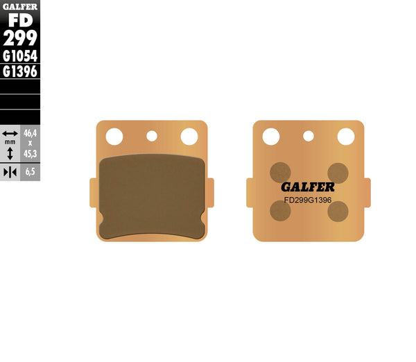 Galfer Brake Pad sintret fra Road FD299G1396