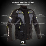 Richa lady textile mc jacket infinity 2 flare flu