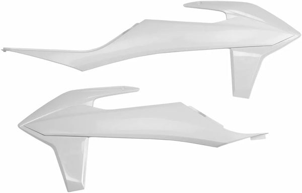 UFO Rad Covers SX/SXF 19-22 White KT04092#047