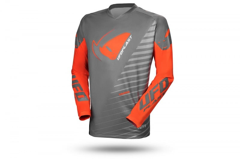 Ufo Barn Crosstrøje Kimura Jersey Grå /Orange 