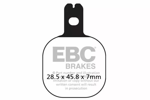 EBC Brake Pad FA ser organisk FA184 ud