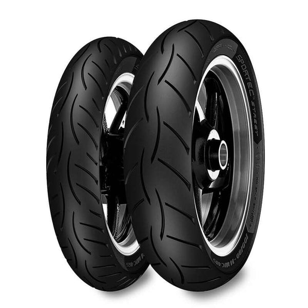 METZELER Tyre SPORTEC STREET (F/R) 70/90-17 M/C 38S TL 