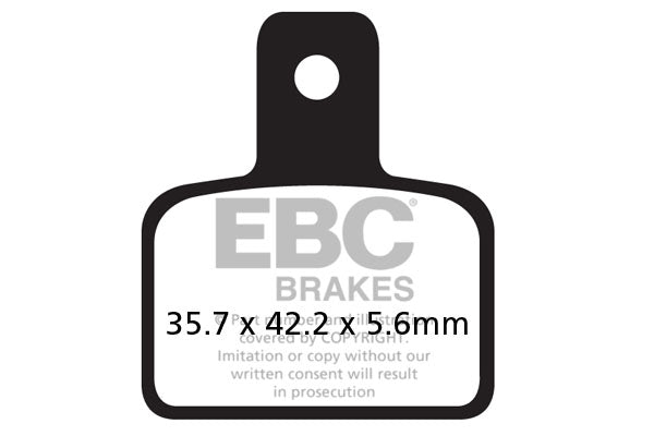 EBC Brake Pad FA ser organisk FA495 ud