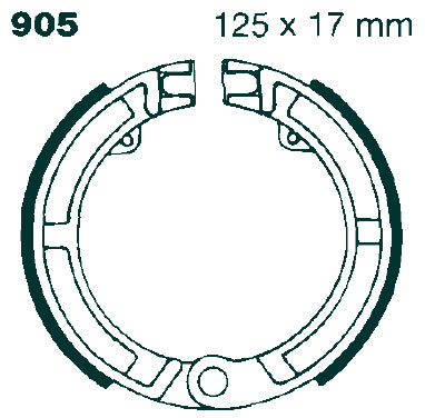 EBC Brake Shoe Standard V905