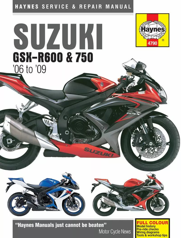 Haynes Suzuki GSX R600 & 750 (06 4790