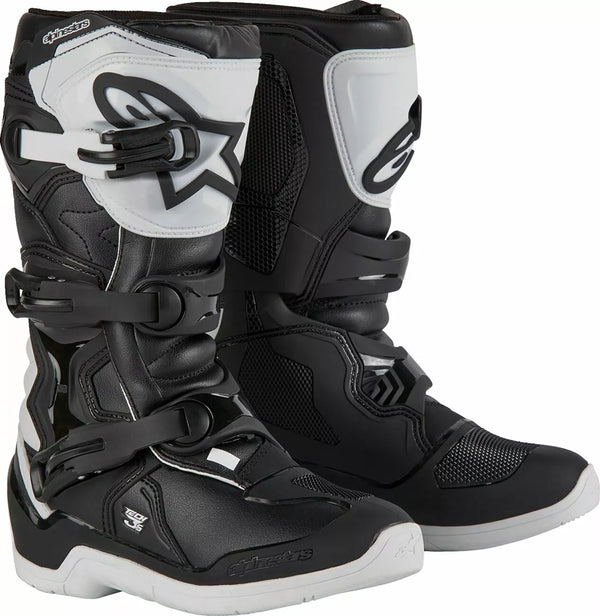 Alpinestars (MX) Boot Tech3s Yth WHT/BLK 5 2014024-21-5