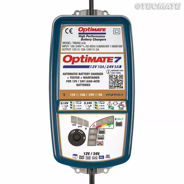 Tecmate Charger optikat 7 12/24V TM260V3
