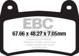 EBC Brake Pad sintret HH FA658HH