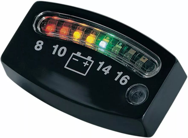 Kuryakyn gauge batteri ledet sort kur4218