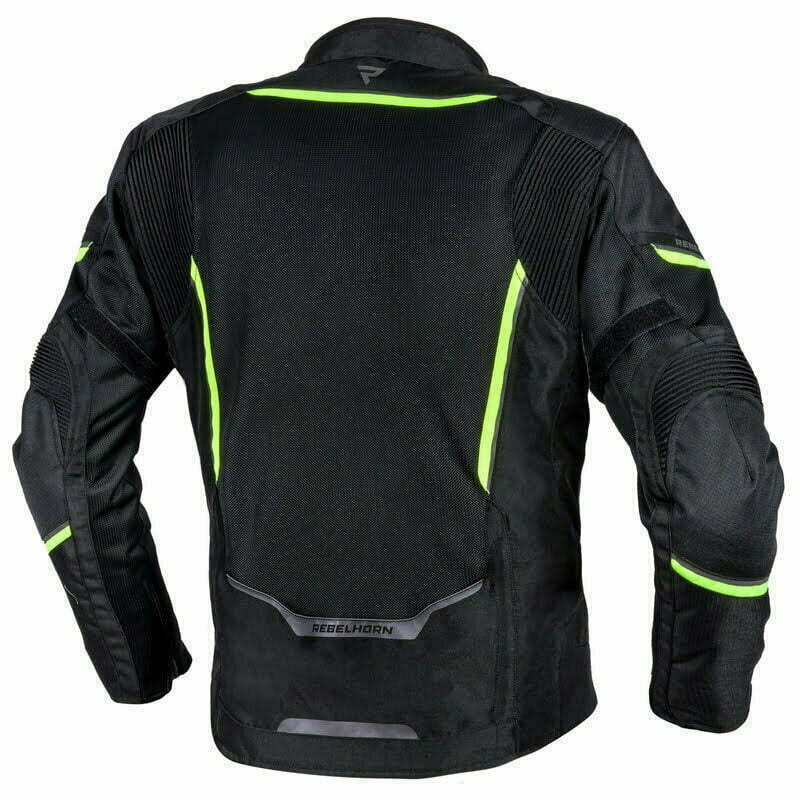 Rebelhorn Textile MC Jacket Flux sort /influenza