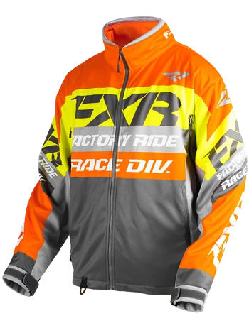 Cold Cross RR jakke char/orange/hi-vis