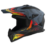 LS2 Cross MC Helmet Fast II Wash Gray