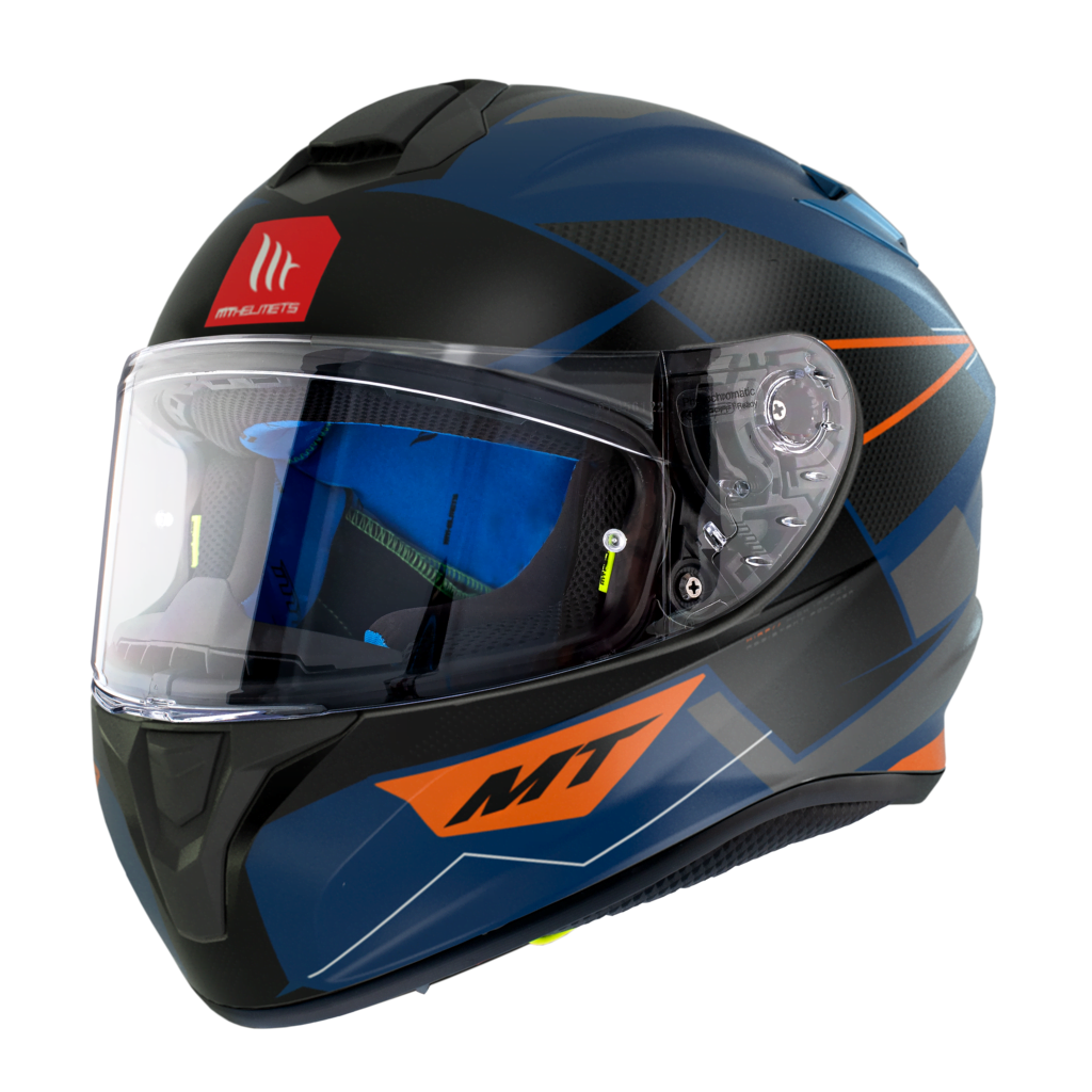 MT -hjelme Integreret MC Helmet Targo Podium Azul