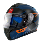 MT -hjelme Integreret MC Helmet Targo Podium Azul