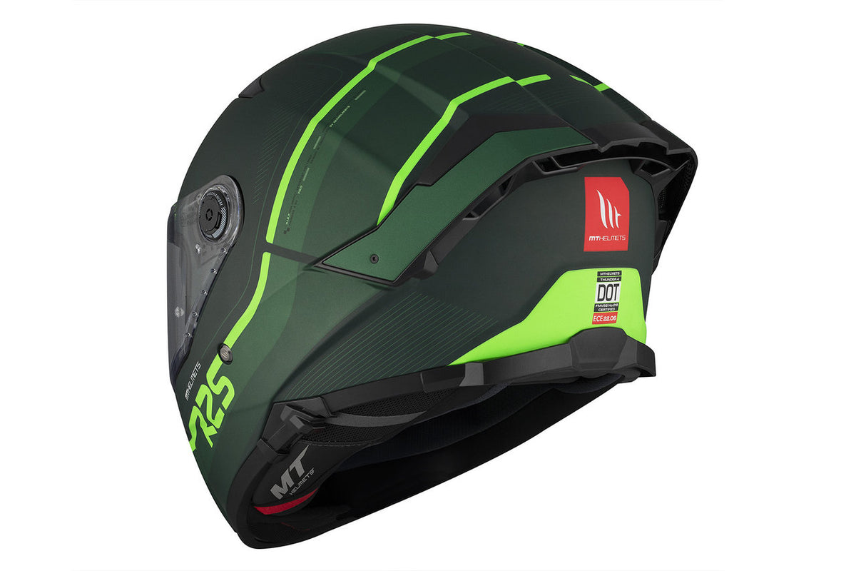 MT -hjelme Integral MC Helmet Thunder 4 SV R25 Green