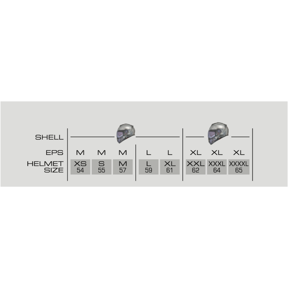 SMK Integral MC Helmet Typhoon RD1 sort /influenza