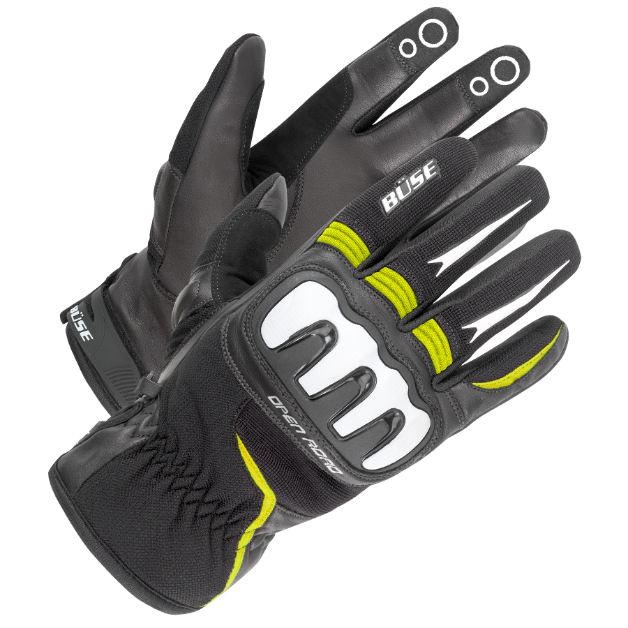 Büse Mc-Gloves Open Road Sport sort /influenza