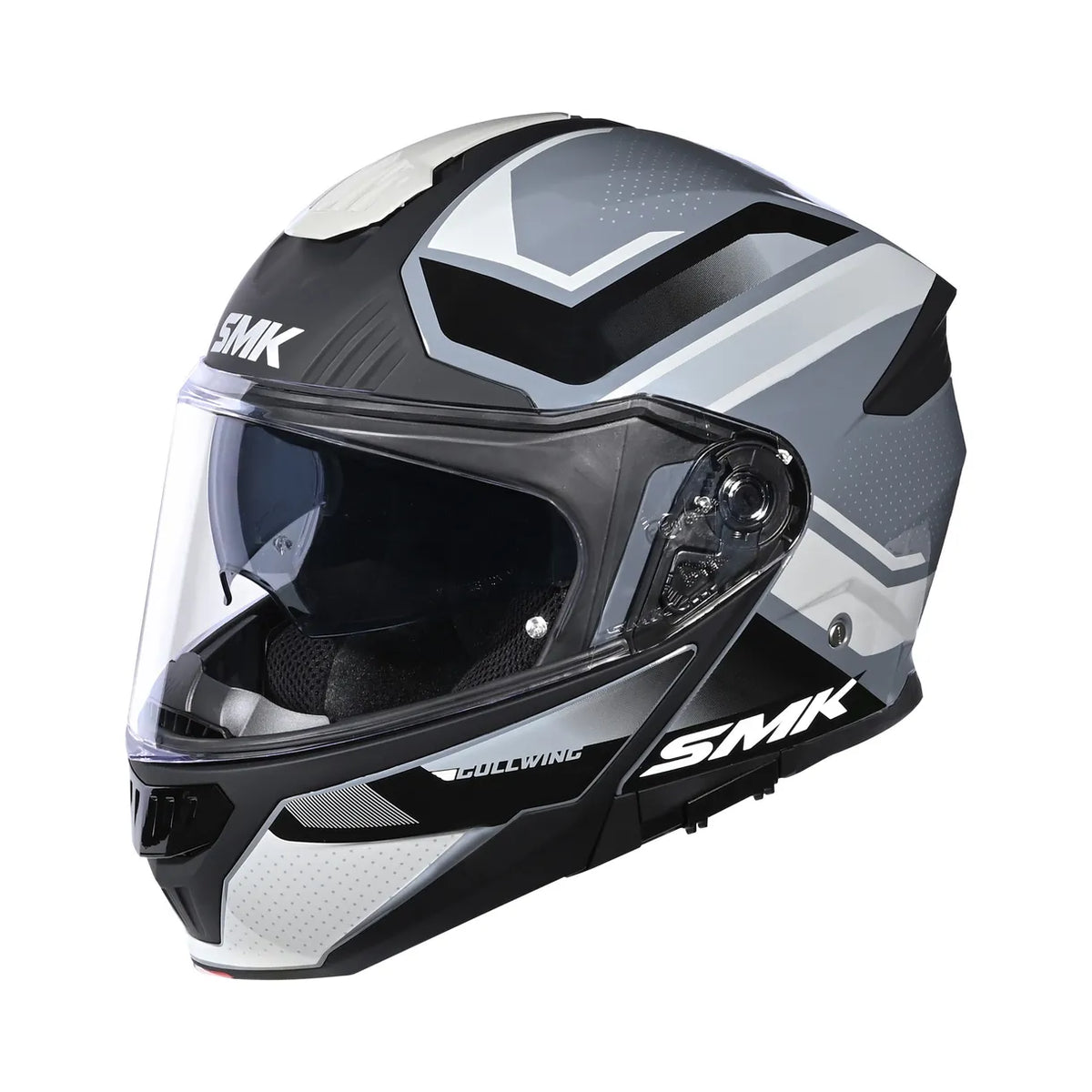 SMK åbnelig MC Helmet Gullwing Super Tour Blue