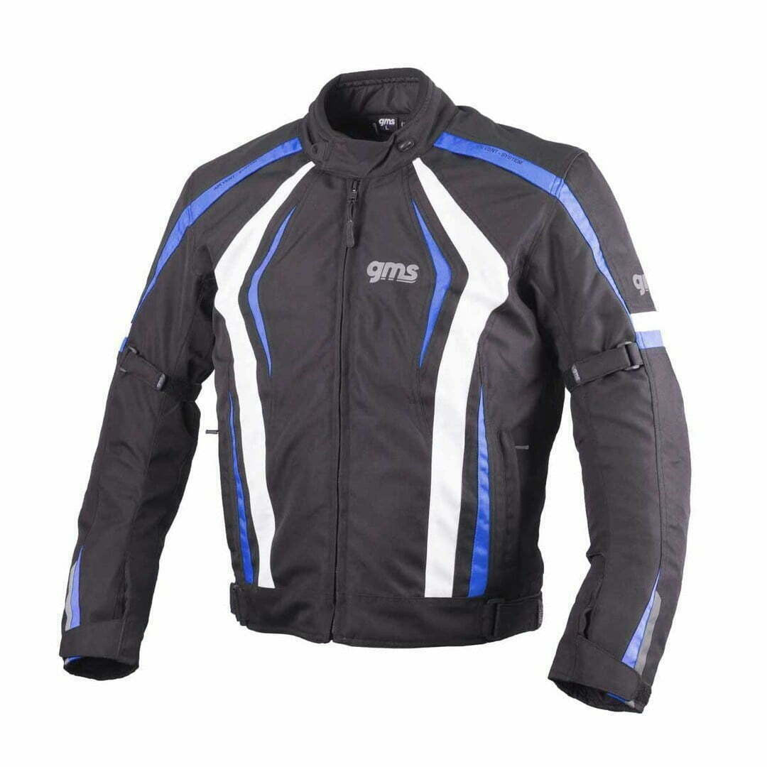 GMS Tekstil mc Jacket Blouson Pace Black /White /Blue