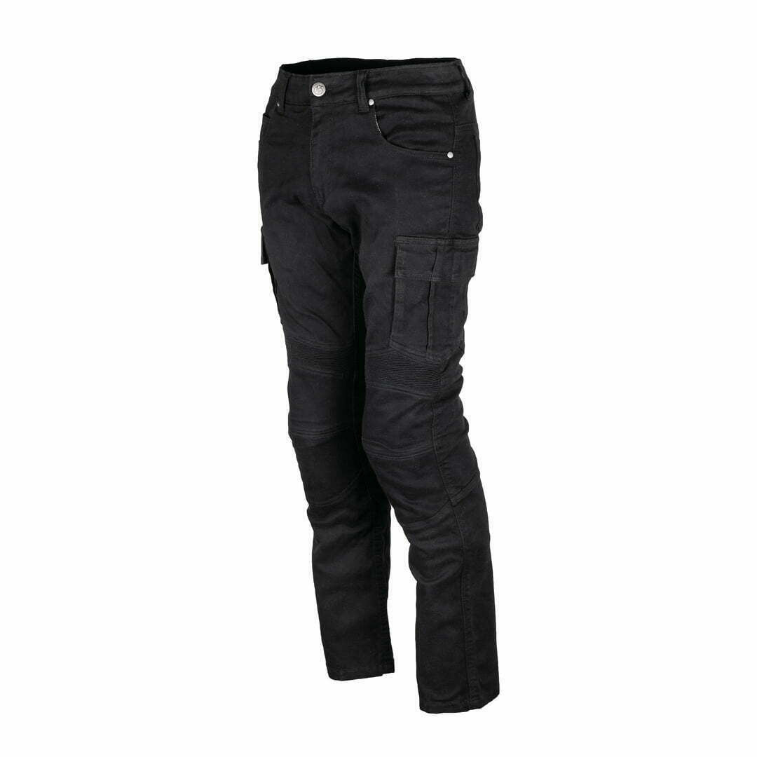 GMS Kevlar MC pants Lizard Cargo Black