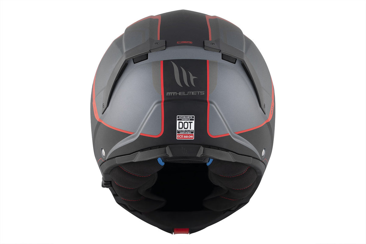 MT -hjelme Åbnbar MC Helmet Atom 2 SV Emalla B15