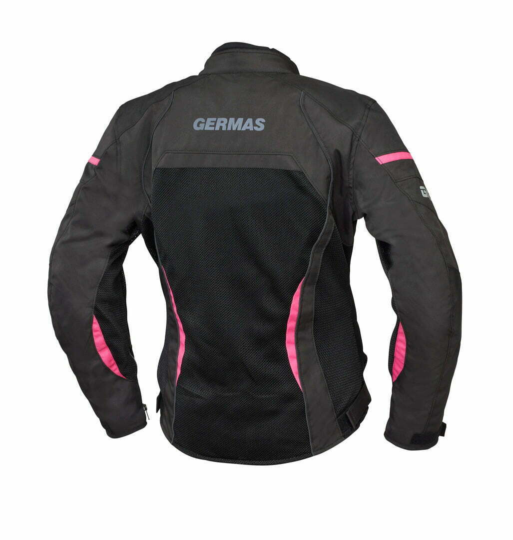 Gms Dam Tekstil Mc-Jakke Tara Mesh Sort /Rosa 