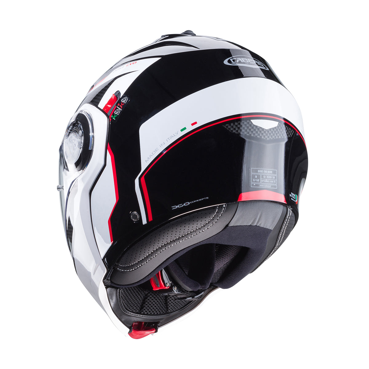 Caberg åbnelig MC Helmet Duke Evo Move White /Black