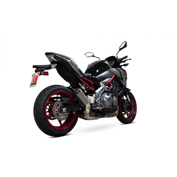 Kawasaki Z900 2017-2019 Red Power Slip-On Titanium Sleevle