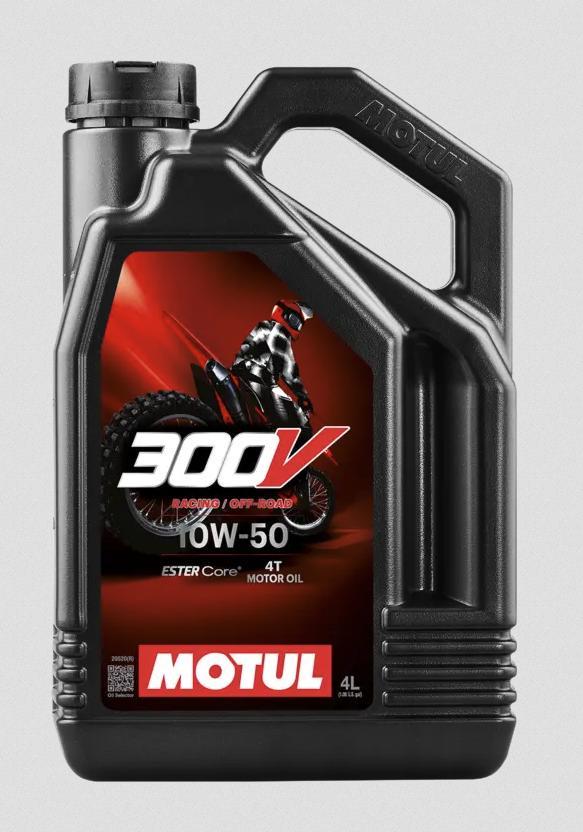 Motul 300V 4T Factory Line Off-road 10W-50 4 L (4st/pap)