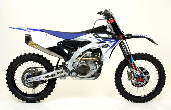 Yamaha yz 450 F 14 mx Competition Full System With Trophy Silencer and Carbon End Cap