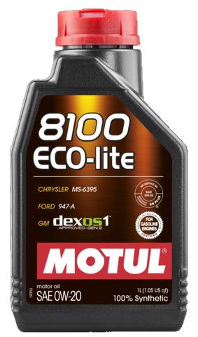 Motul 8100 Eco-Lite 0W20 1L (12 stk/pap)
