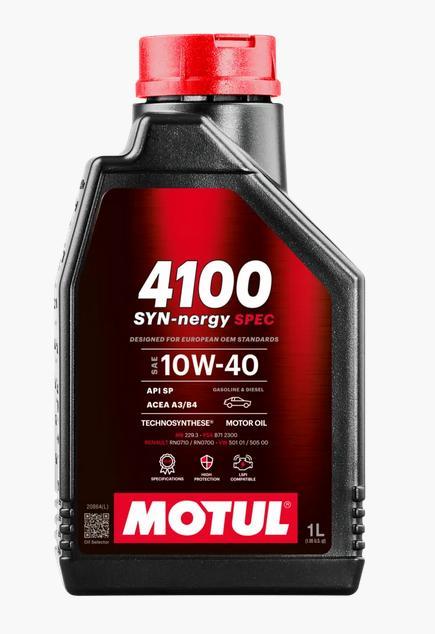 Motul 4100 Syn-Negy Spec 10W-40 1L (12stk/pap)