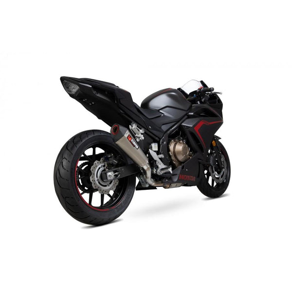 Honda CBR500 R 2019-2025 SERKET TAPER SLIP-ON TITANIUM ærme