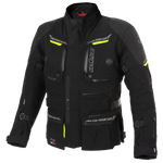 Buse laminated textile MC jacket storm black