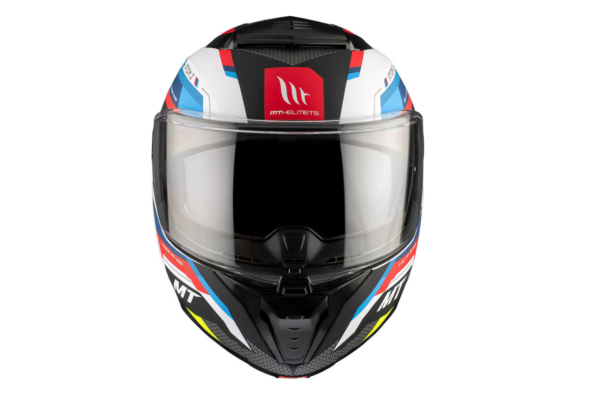 MT -hjelme Åbnbar MC Helmet Atom 2 SV Blast A0 Pearl