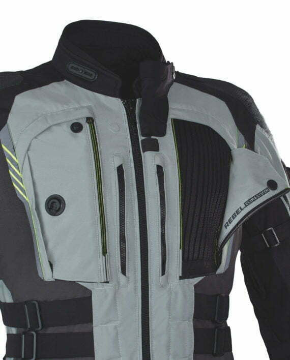 Rebelhorn Textile MC Jacket Patrol Gray /Black /Influenza