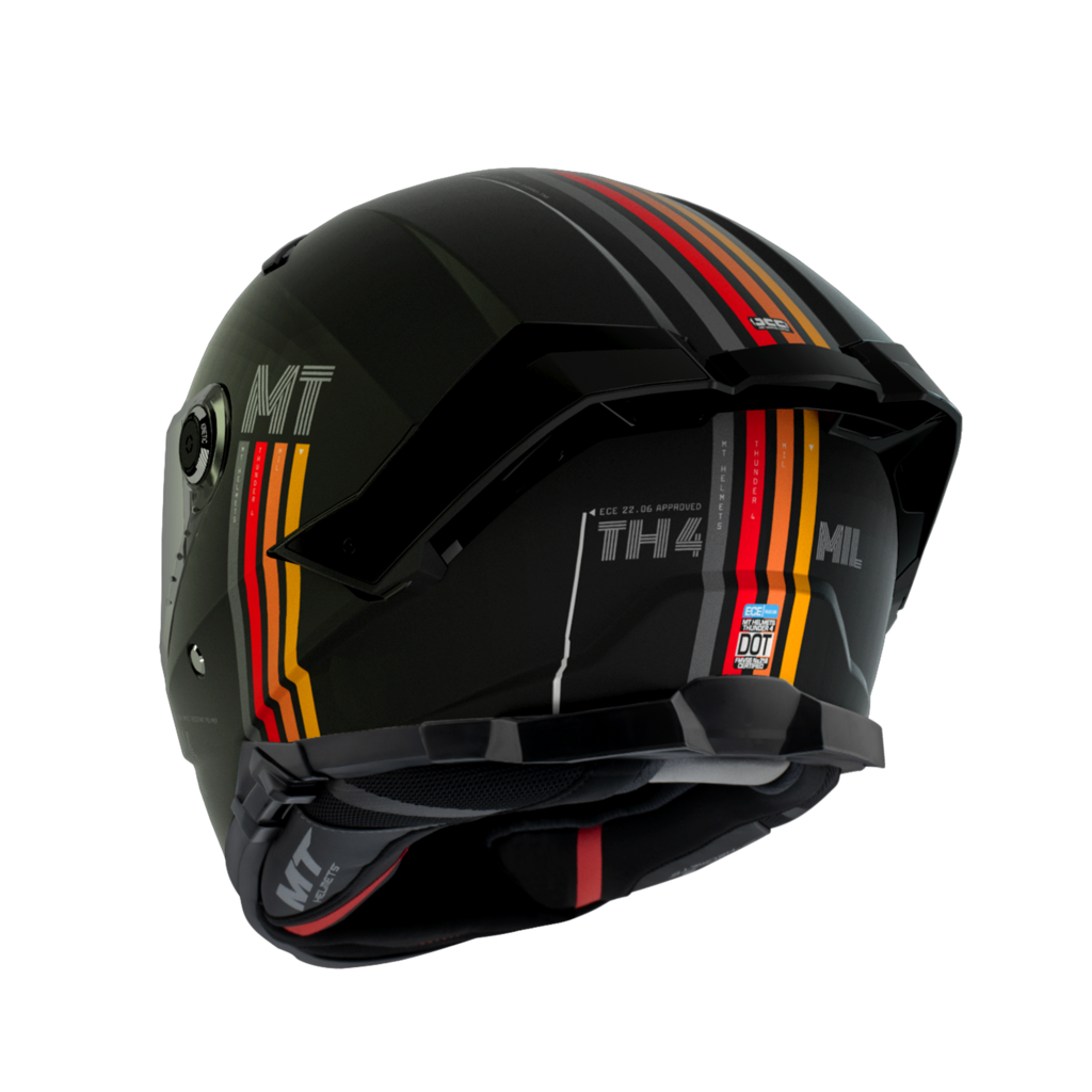 Mt Helmets Integreret hjelm Thunder 4 Sv Mile Matte sort