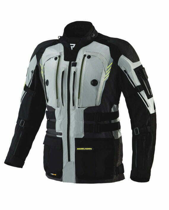 Rebelhorn Textile MC Jacket Patrol Gray /Black /Influenza