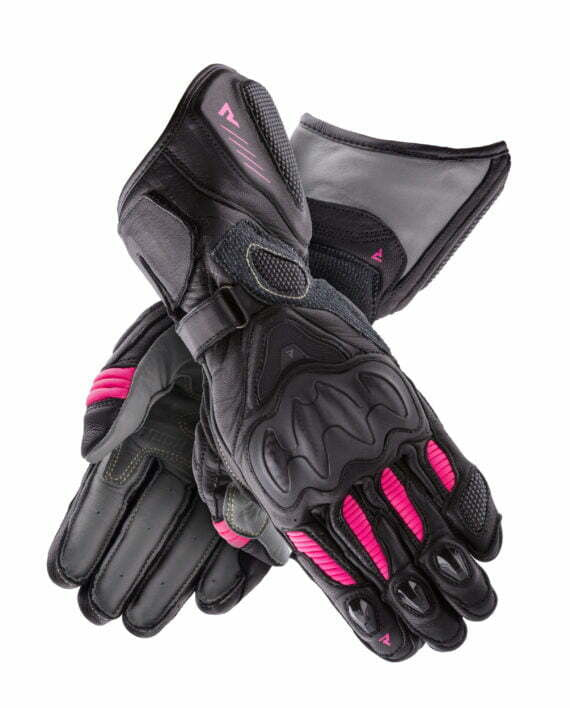 Rebelhorn Women MC Handsker Rebel Black /Pink