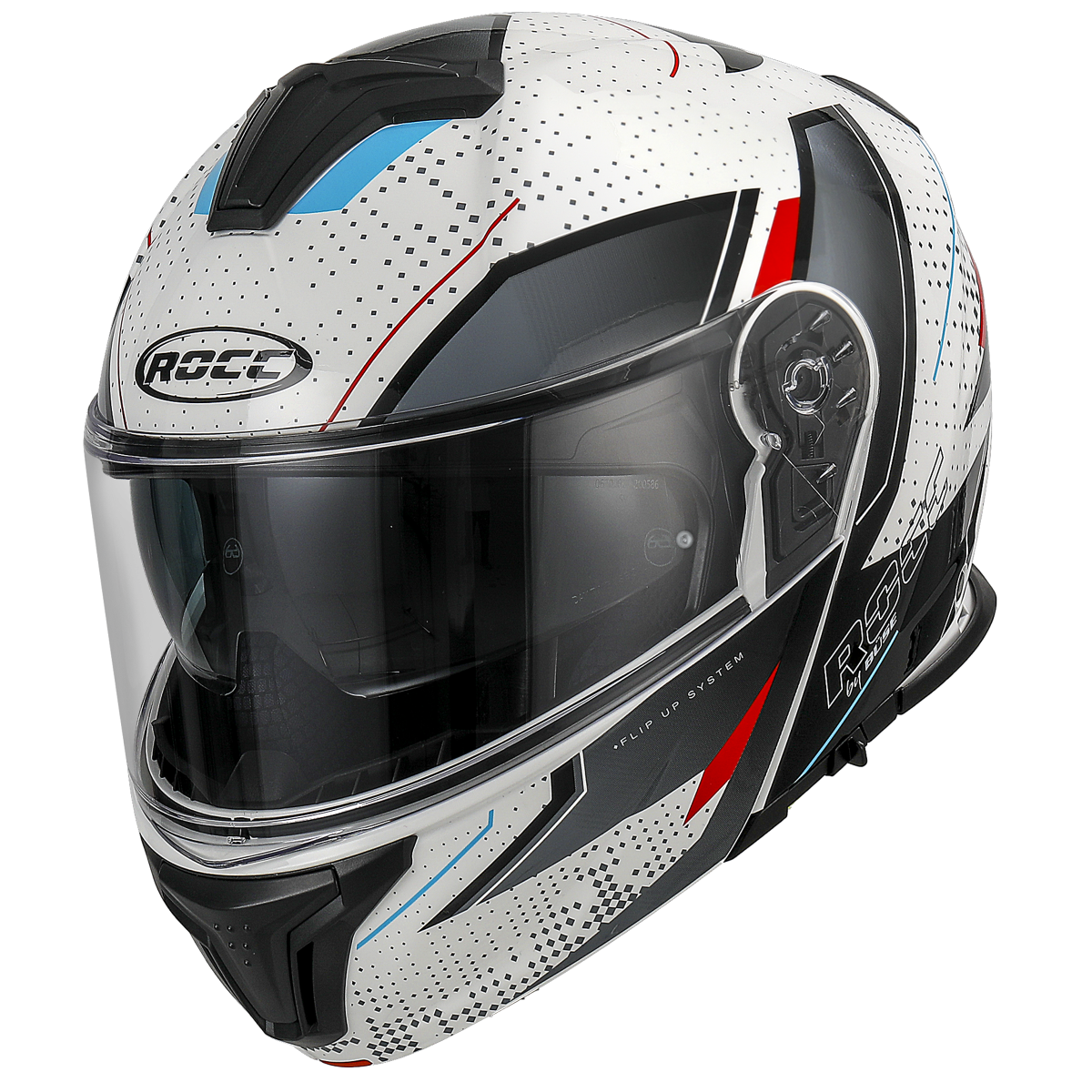 ROCC 810 Åbn MC Helmet White /Black